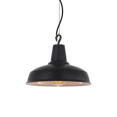 Einfache Pendelleuchte CONGE aus Metall, E27, farbig