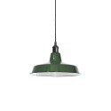 Einfache Pendelleuchte OSTREL aus Eisen, E27, farbig