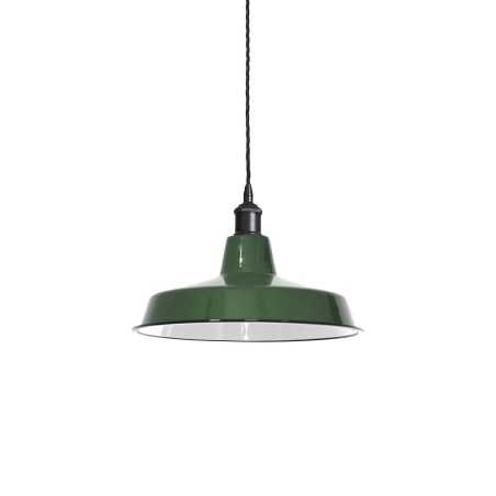 Einfache Pendelleuchte OSTREL aus Eisen, E27, farbig
