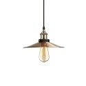 Einfache Pendelleuchte LUNEL aus Metall, E27, kupfer glaenzend