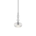 Einfache Pendelleuchte PAYROL aus Glas, E27, farbig
