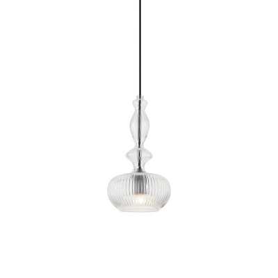 Einfache Pendelleuchte PAYROL aus Glas, E27, farbig