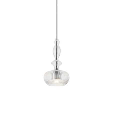 Einfache Pendelleuchte PAYROL aus Glas, E27, farbig