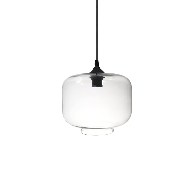 Einfache Pendelleuchte MURTEL aus Metall, E27, farbig