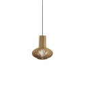 Einfache Pendelleuchte MCLE aus Holz, E27, natur