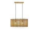 Einfache Pendelleuchte NOYAN aus Holz, E27, natur