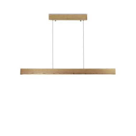 Einfache Pendelleuchte GOVEN aus Holz, LED, 15W 1350Lm natur