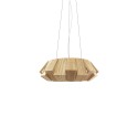 Einfache Pendelleuchte LINEL aus Holz, LED, 18W 1480LM natur