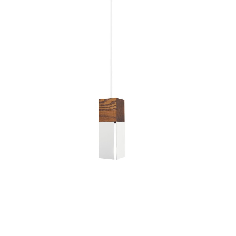 Einfache Pendelleuchte CRAON aus Aluminium, E27, farbig