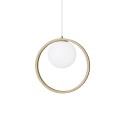 Einfache Pendelleuchte BINON aus Holz, E27, natur