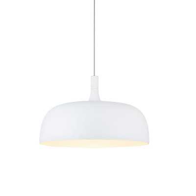 Einfache Pendelleuchte FROIN aus Aluminium, E27, farbig