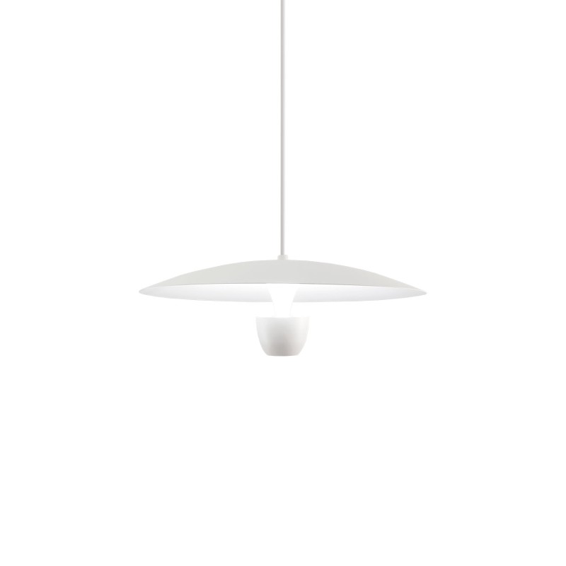 Einfache Pendelleuchte DORREA aus Aluminium, LED, 3W+6W 430Lm weiss