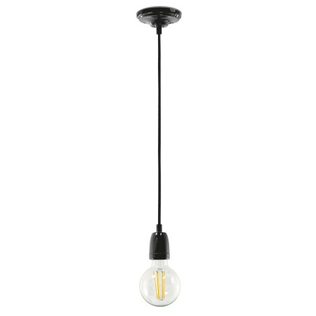 Einfache Pendelleuchte RAUST aus Keramik, E27
