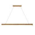 Einfache Pendelleuchte ORVANNE aus Holz, LED, 22W 1980Lm natur