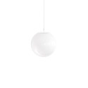 Einfache Pendelleuchte BARRY aus Metall, E27, weiss