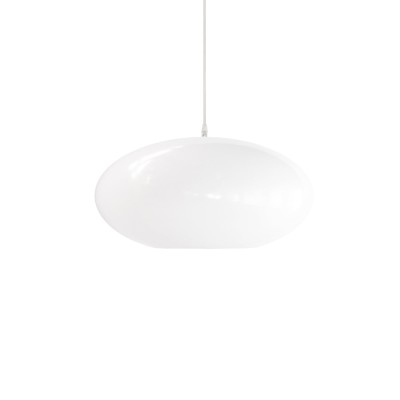 Einfache Pendelleuchte PATRANT aus Metall, E27, weiss