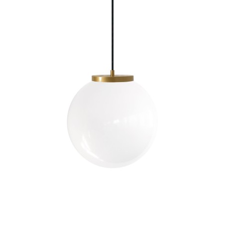 Einfache Pendelleuchte MOISY aus Metall, E27, weiss