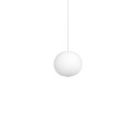 Einfache Pendelleuchte TUSEY aus Harzpolymer, E27, weiss