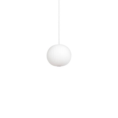 Einfache Pendelleuchte TUSEY aus Harzpolymer, E27, weiss