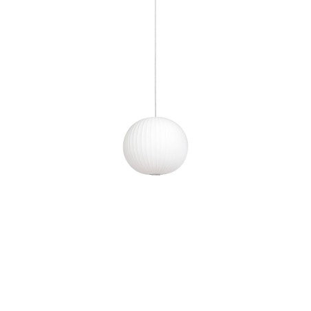 Einfache Pendelleuchte TUSEY aus Harzpolymer, E27, weiss