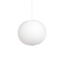 Einfache Pendelleuchte VONGY aus Harzpolymer, E27, weiss