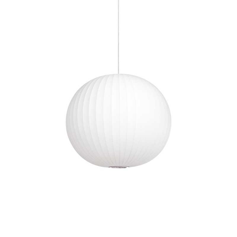 Einfache Pendelleuchte VONGY aus Harzpolymer, E27, weiss