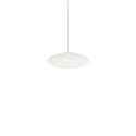Einfache Pendelleuchte PAULIAT aus Harzpolymer, E27, weiss