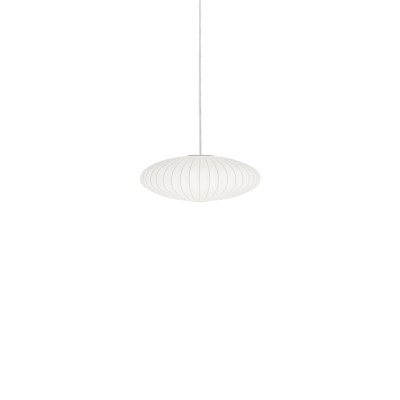Einfache Pendelleuchte PAULIAT aus Harzpolymer, E27, weiss
