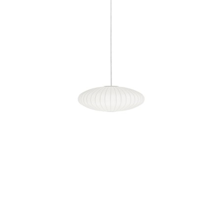 Einfache Pendelleuchte PAULIAT aus Harzpolymer, E27, weiss