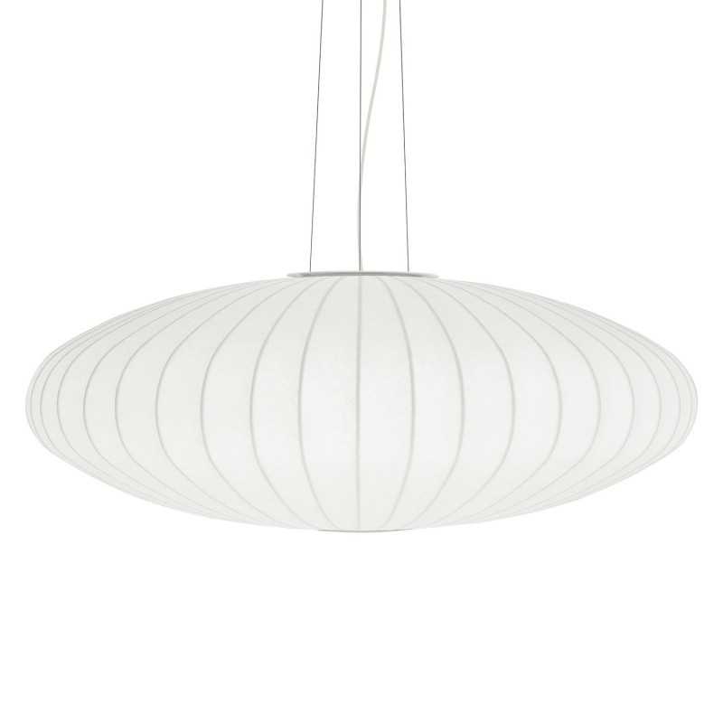 Einfache Pendelleuchte DUGNY aus Harzpolymer, E27, weiss
