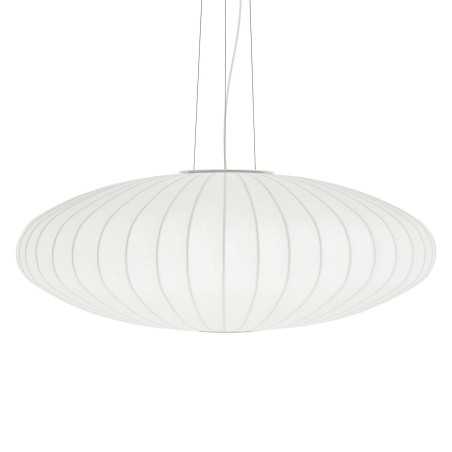 Einfache Pendelleuchte DUGNY aus Harzpolymer, E27, weiss