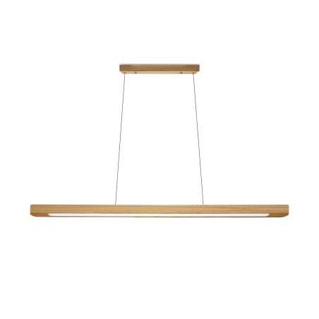 Einfache Pendelleuchte GOTTY aus Holz, LED, SMD 18W 1800Lm natur