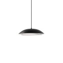 Einfache Pendelleuchte BORNY aus Metall, E27, schwarz