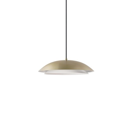Einfache Pendelleuchte CREUX aus Metall, E27, goldfarben