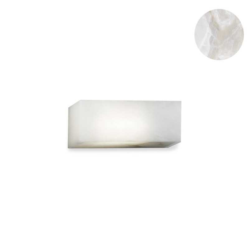 Aplique de pared PARZY alabastro E27 LED color madera