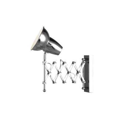 Aplique de pared KERNO metal E27 LED color cromado brillo