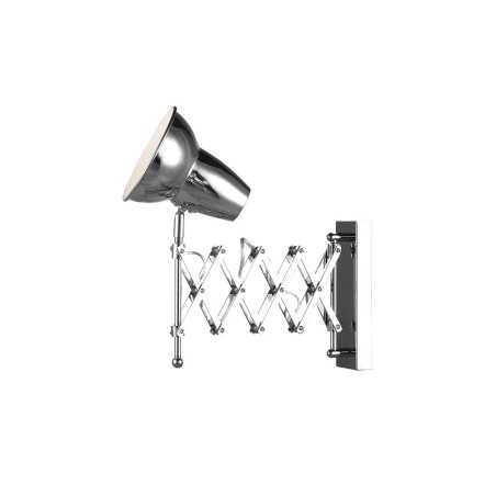 Aplique de pared KERNO metal E27 LED color cromado brillo