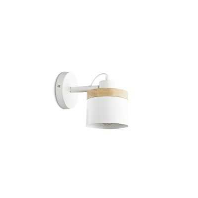 Aplique de pared TENEU metal E27 LED color blanco