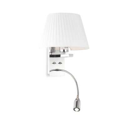 Aplique con lector BLOND metal COB LED 1X1W 3000K negro