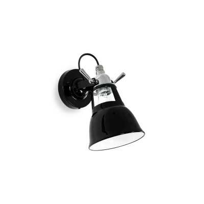 Aplique de pared BIRAN hierro E27 LED