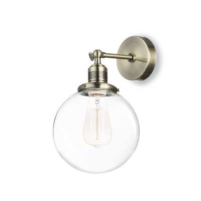 Aplique de pared MARUT metal E27 LED color bronce cepillado