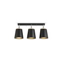 Foco de techo LANDRER madera E27 LED color negro