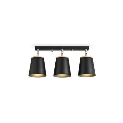 Foco de techo LANDRER madera E27 LED color negro