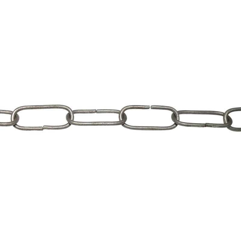 Metallkette aus Eisen mit 45mm Gliedern fuer schwere Lampen
