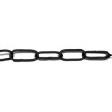 Schwarze Metallkette mit 45mm Gliedern fuer schwere Lampen
