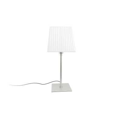 Tischleuchte CLAPS aus Metall, E27 LED grau