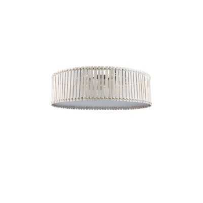 Plafón de techo YRONDE bambú E27 LED color blanco