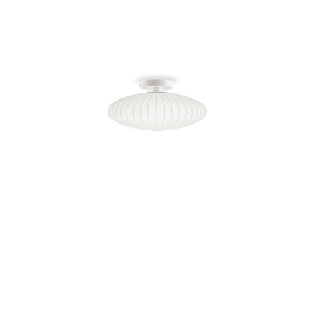 Einfache Pendelleuchte YVRES Polymerharz E27 LED weiss