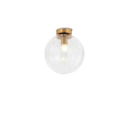 Plafón de techo WINGEN metal E27 LED color dorado