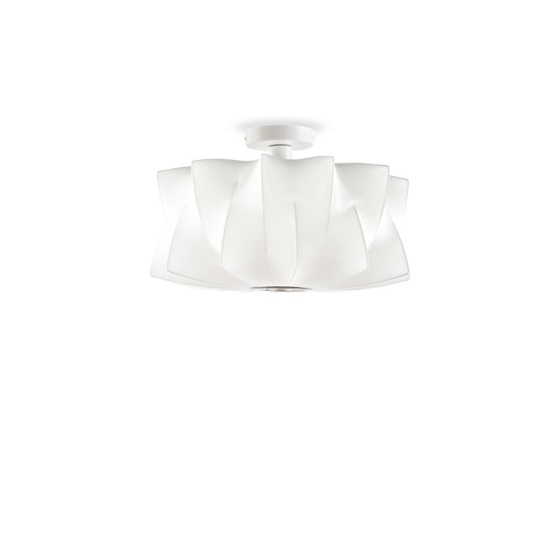 Einfache Pendelleuchte WILLER aus Harzpolymer, E27 LED weiss